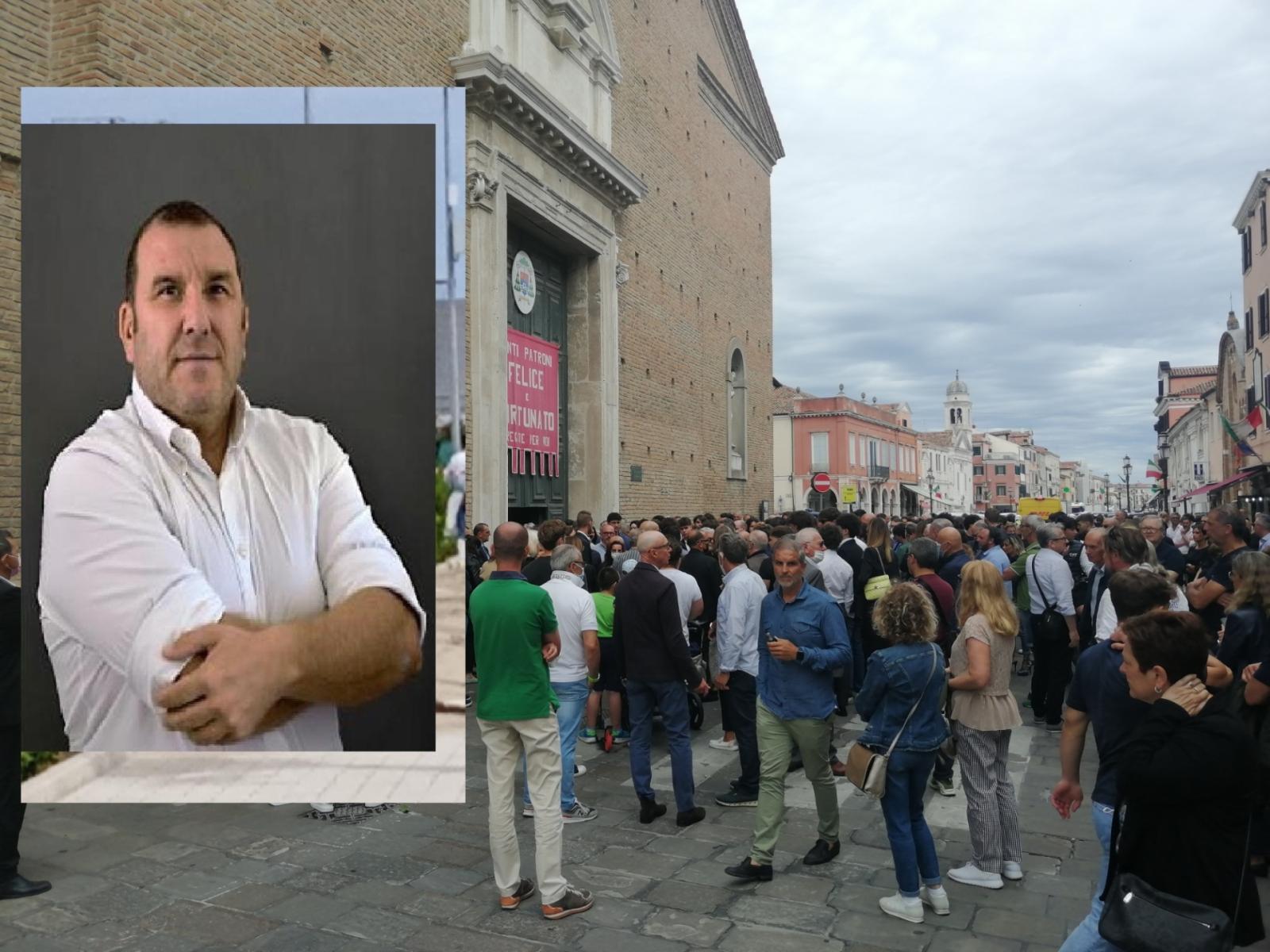 C'era tutta Chioggia all'addio a Gianluca Fasolin