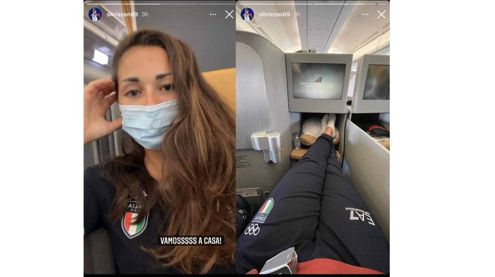 Silvia Zennaro sulla strada di casa