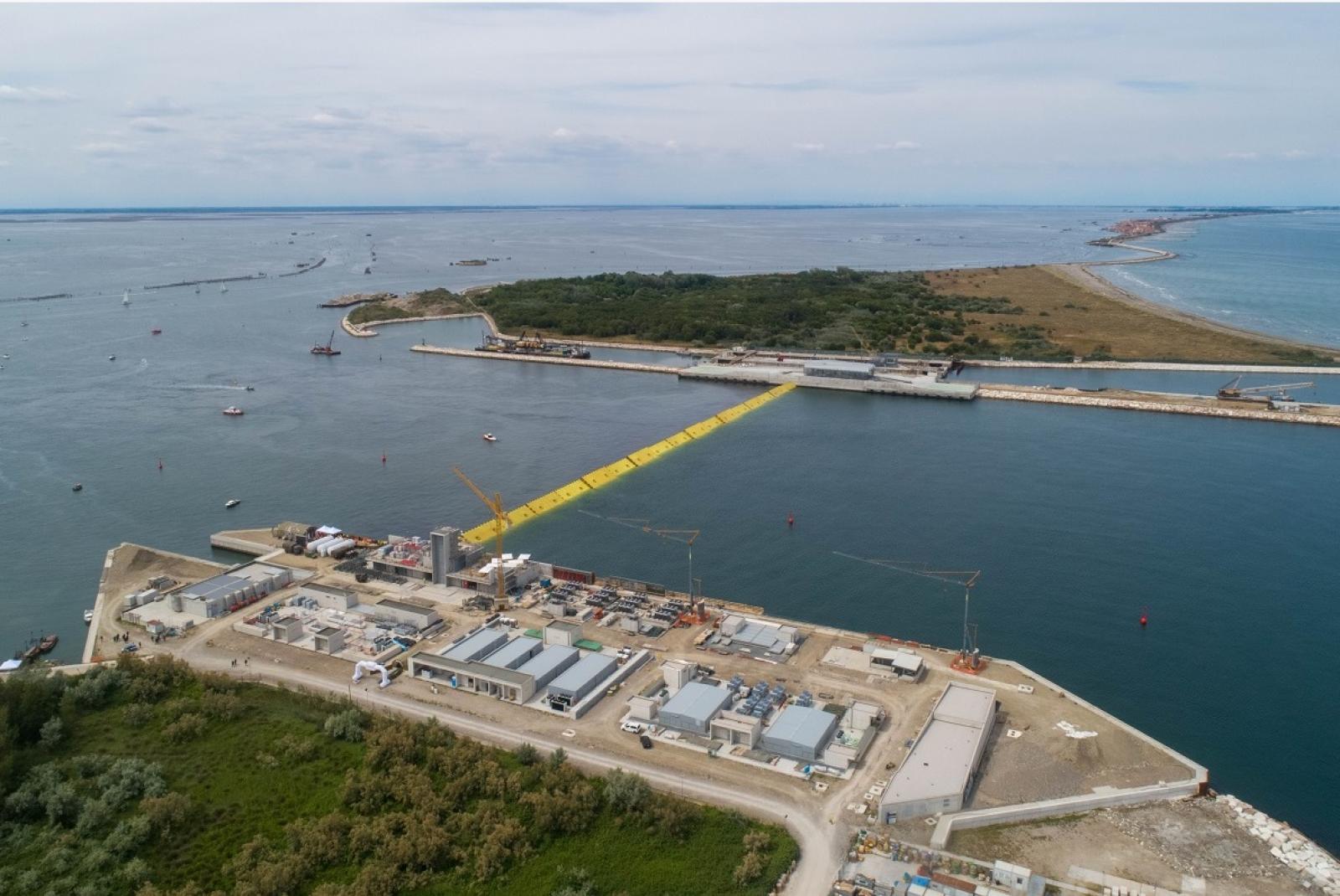 La manutenzione del Mose a Fincantieri