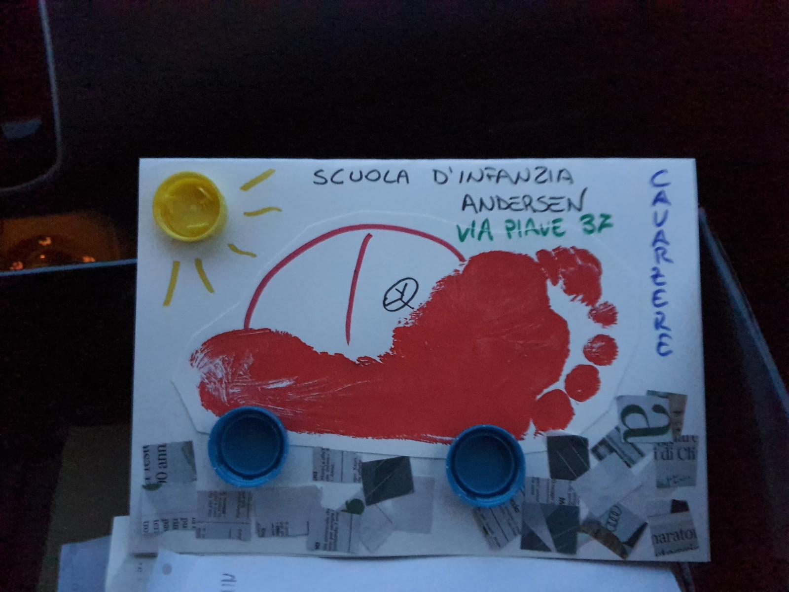 Le opere degli alunni esposte nei negozi