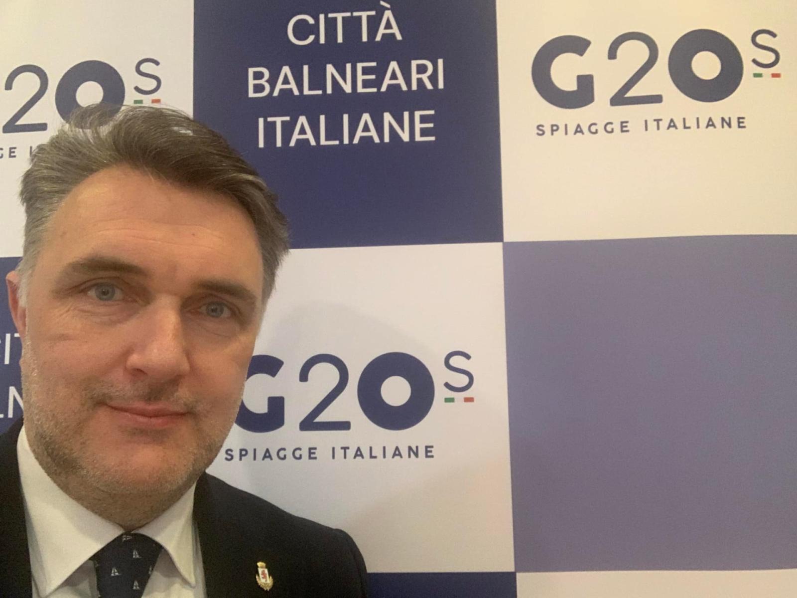 Armelao a Riccione per il G20 spiagge 