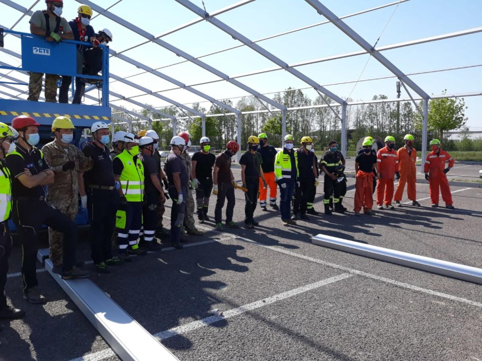 L'ospedale del Qatar come centro accoglienza dei profughi