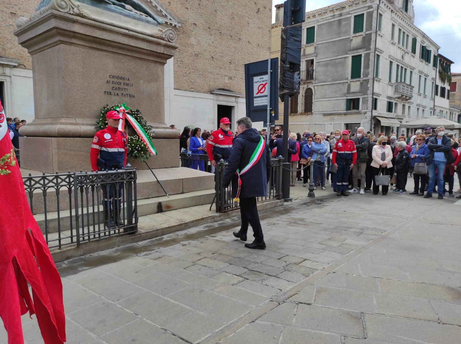 Tanta emozione per la cerimonia della Liberazione