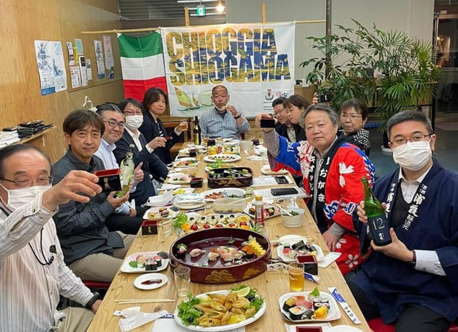 In diretta dal Giappone, lezione di sushi