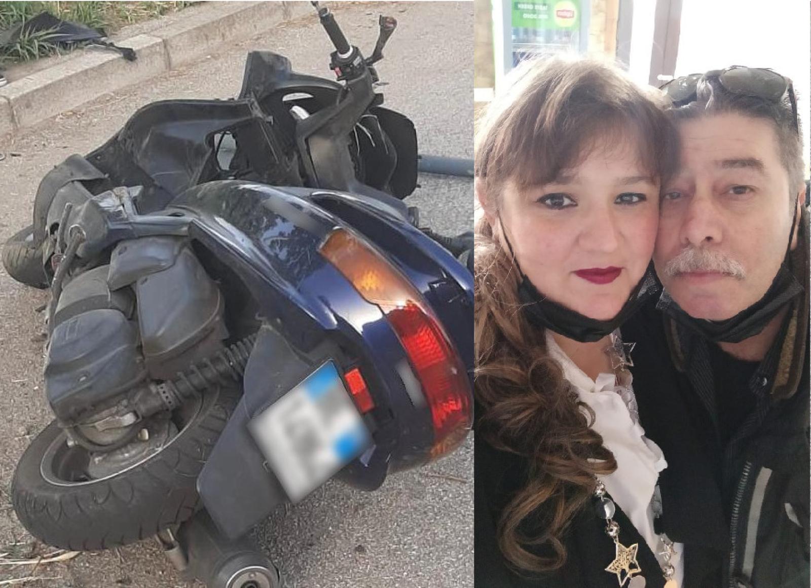 Schianto in scooter, muoiono padre e figlia