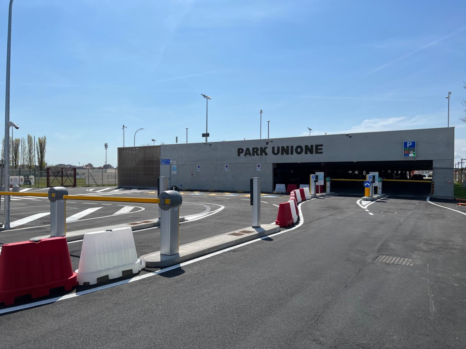 Park Unione, aumentato il tempo di sosta gratuito