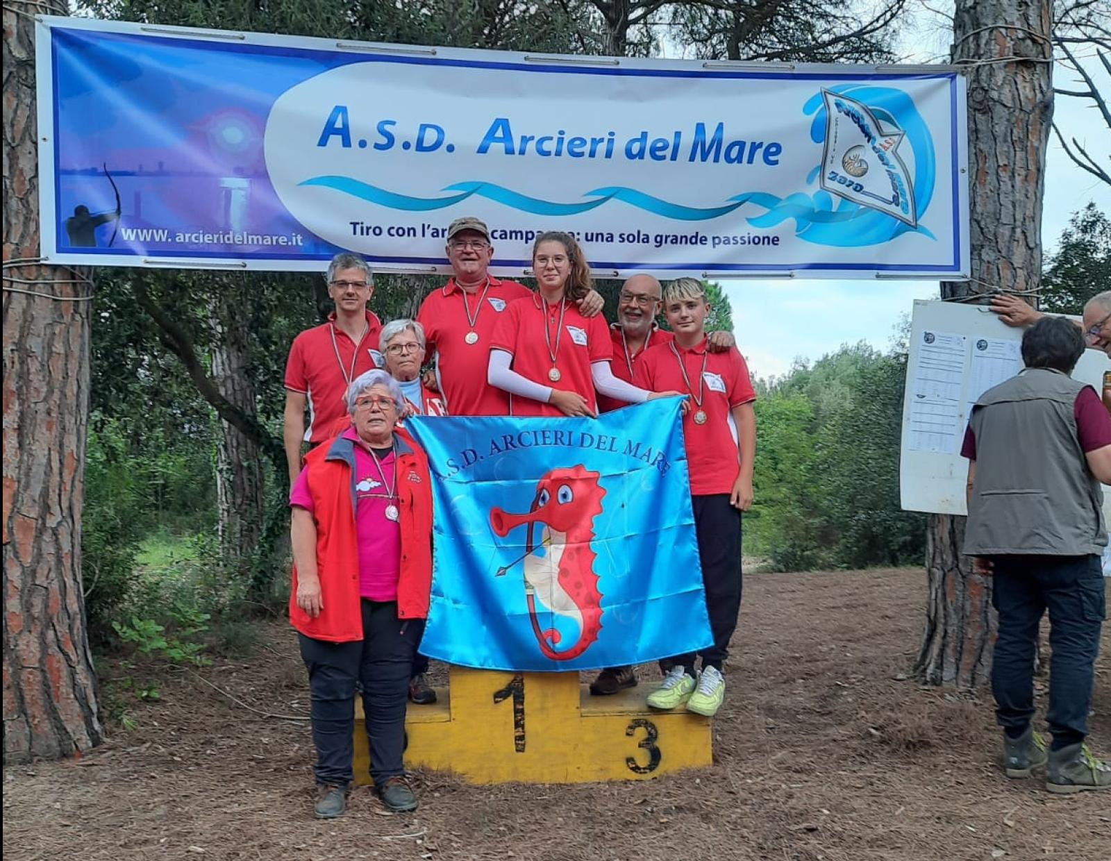 Gli arcieri del mare fanno centro a Bosco Nordio