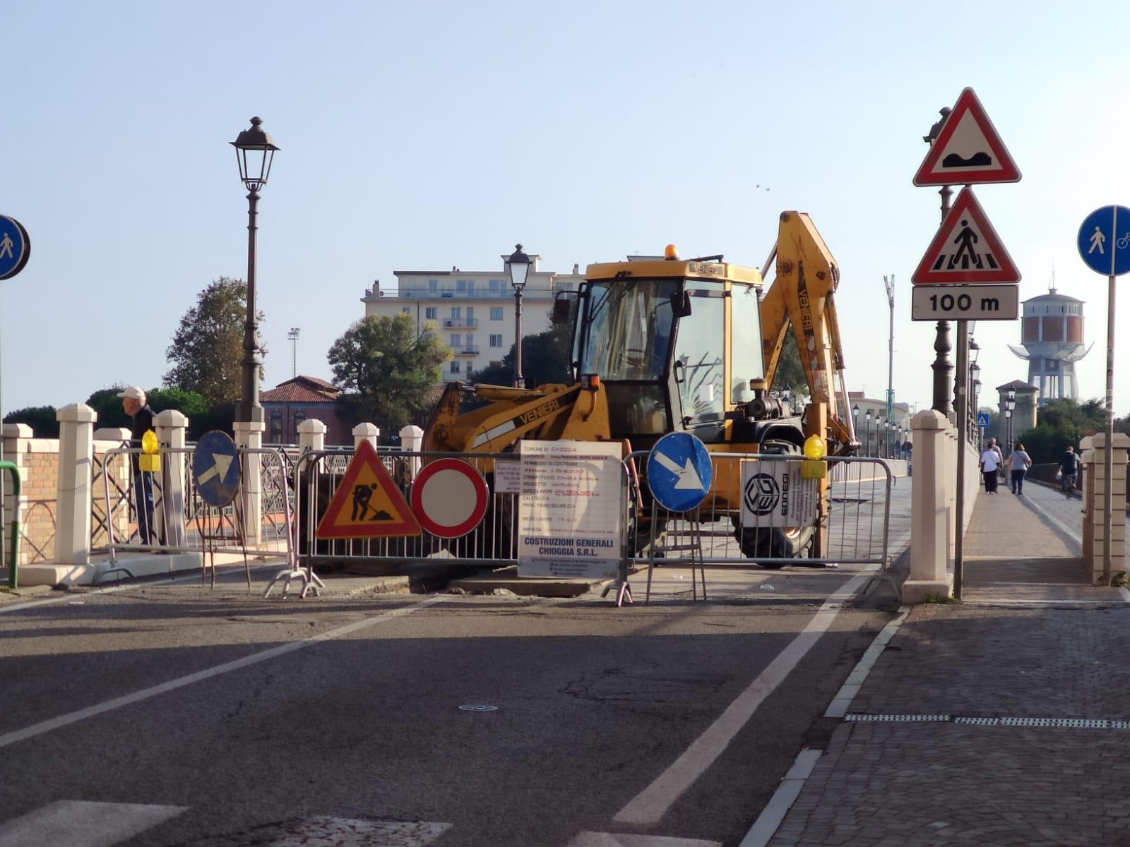 Iniziati i lavori al Ponte Cavanis