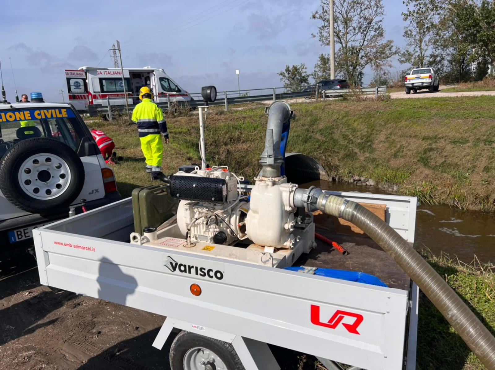 Protezione civile, esercitazione in patronato