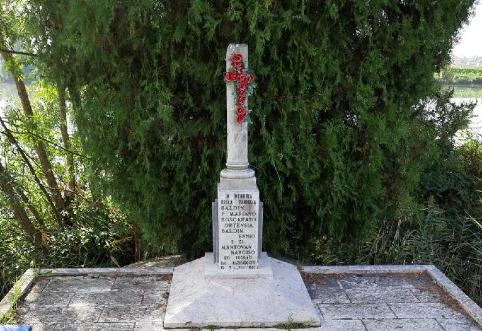 Cavanella d'Adige, restauro per il cippo dell&rsquo;eccidio