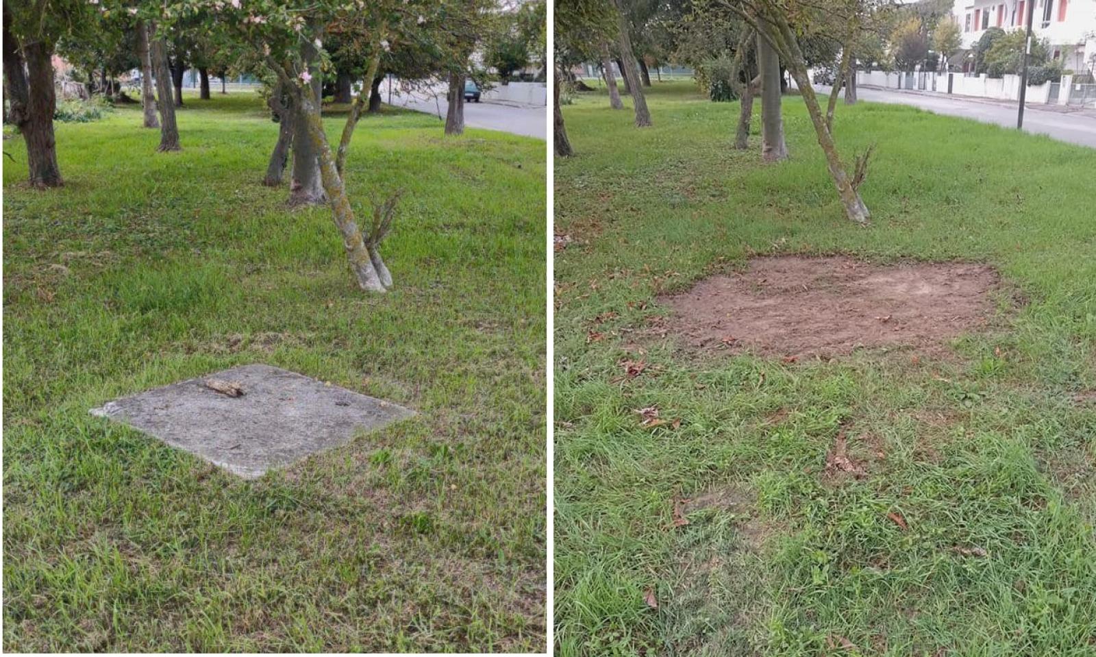 Ripulito dal cemento dopo 30 anni