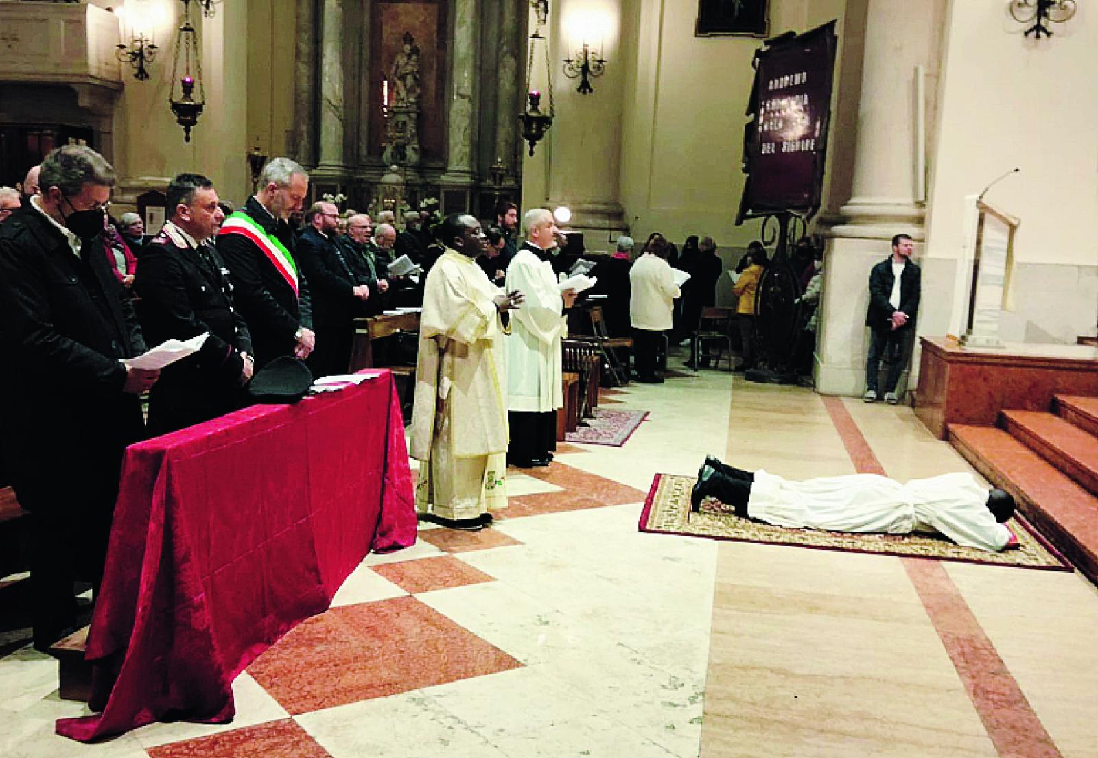 Il vescovo Dianin per celebrare San Mauro