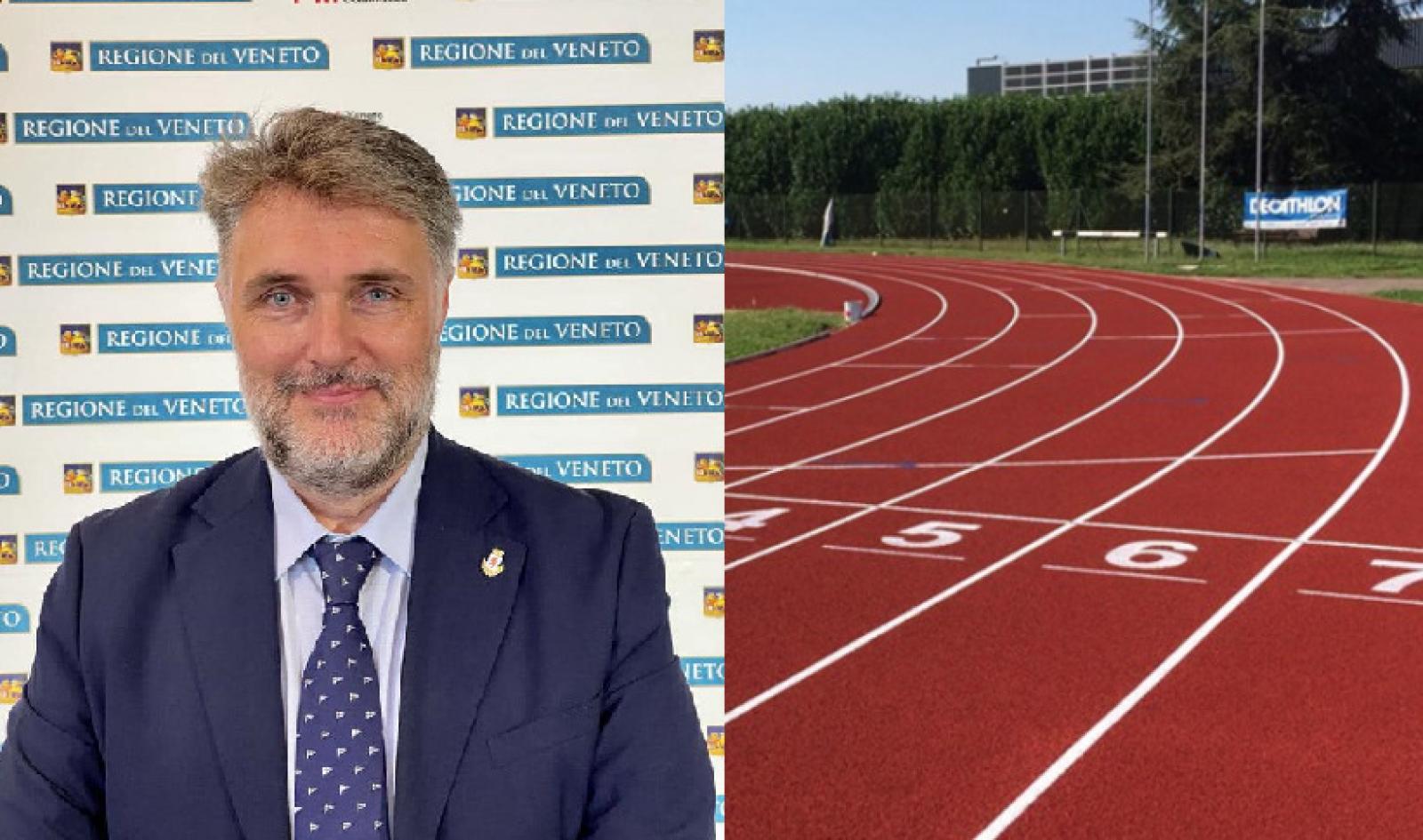 Armelao parte dalla pista d&rsquo;atletica