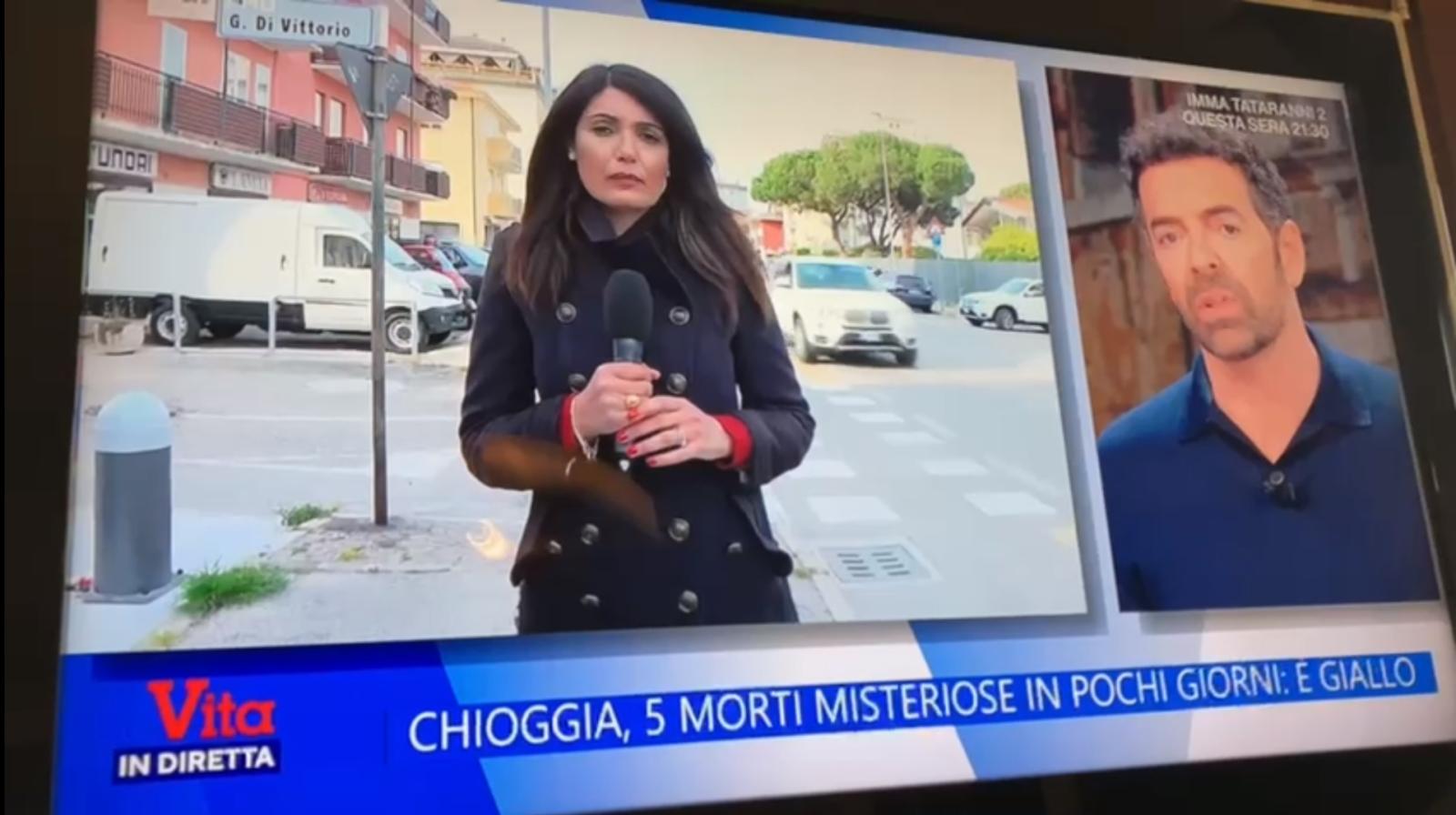 &ldquo;La Vita in diretta&rdquo; in citt&agrave; per le 5 morti misteriose