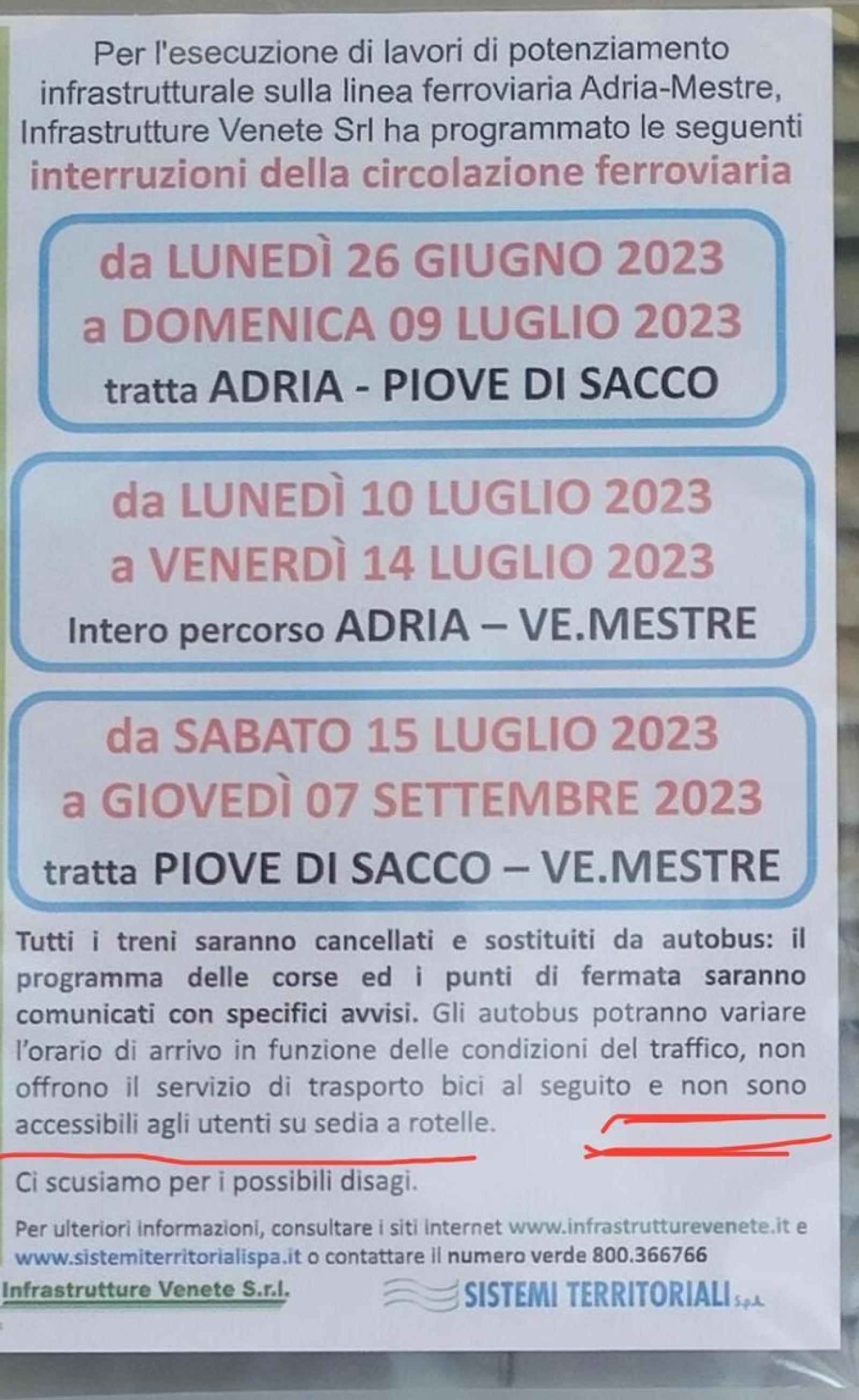 Treni cancellati, dopo la polemica arriva il comunicato di SistemiTerritoriali