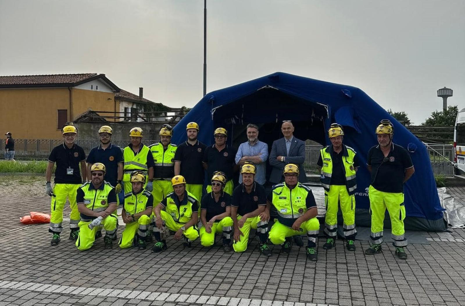 Allarme alluvione, evacuata Ca' Bianca: era un'esercitazione