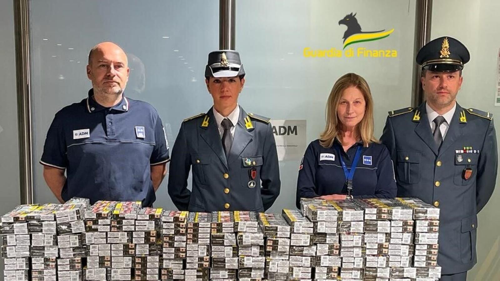 Sequestrati 1.600 pacchetti di sigarette di contrabbando