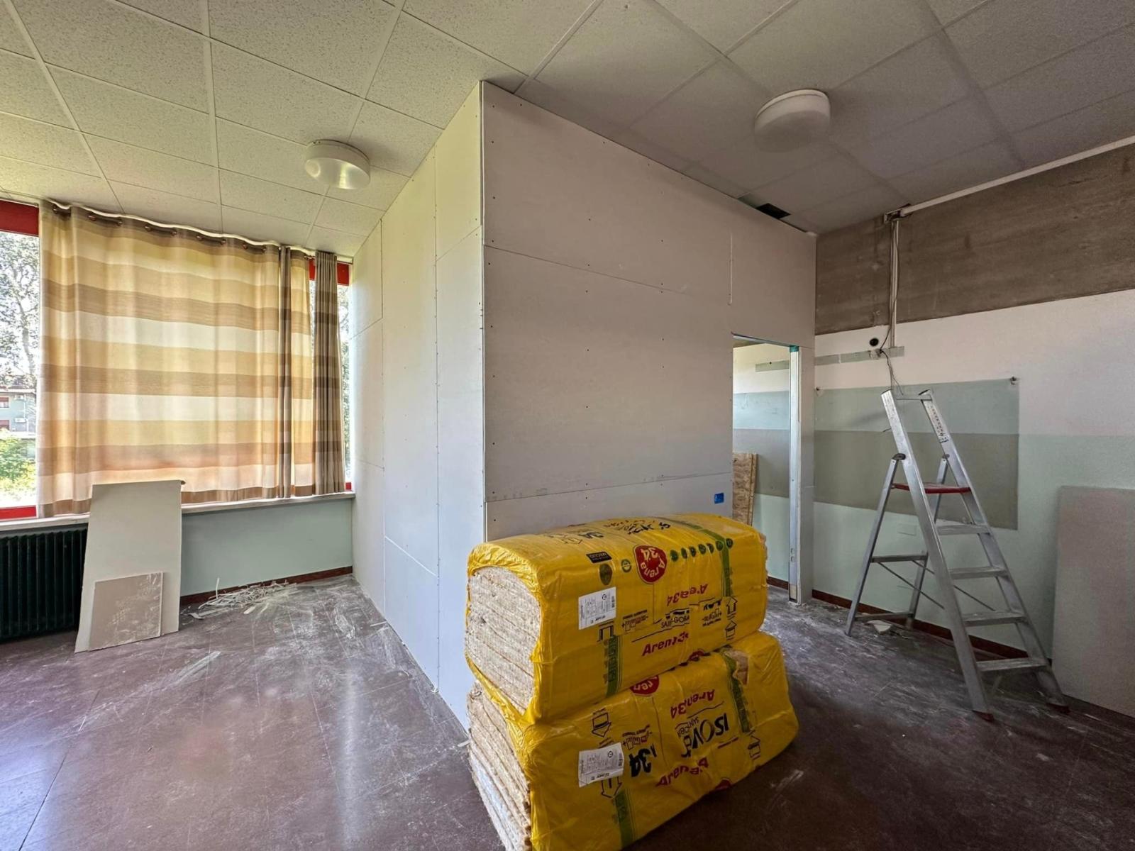 Partiti i lavori nella scuola media Tito Livio di Pegolotte