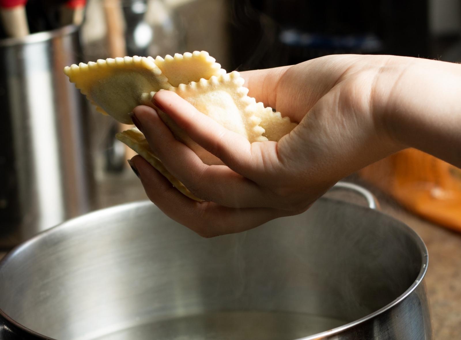 All'Enaip arriva il raviolo al granchio blu e radicchio Igp