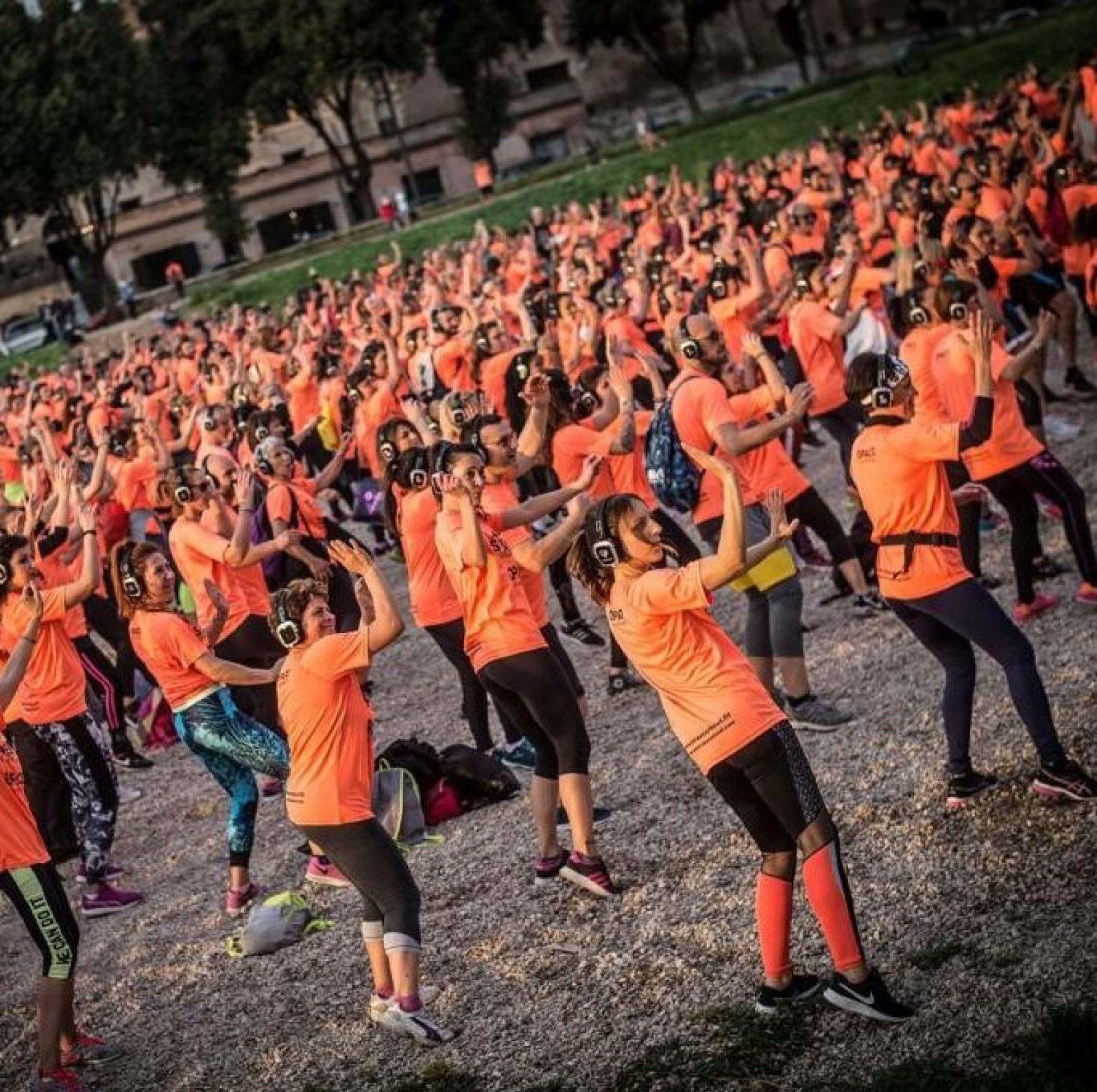 Il fintess sbarca in spiaggia