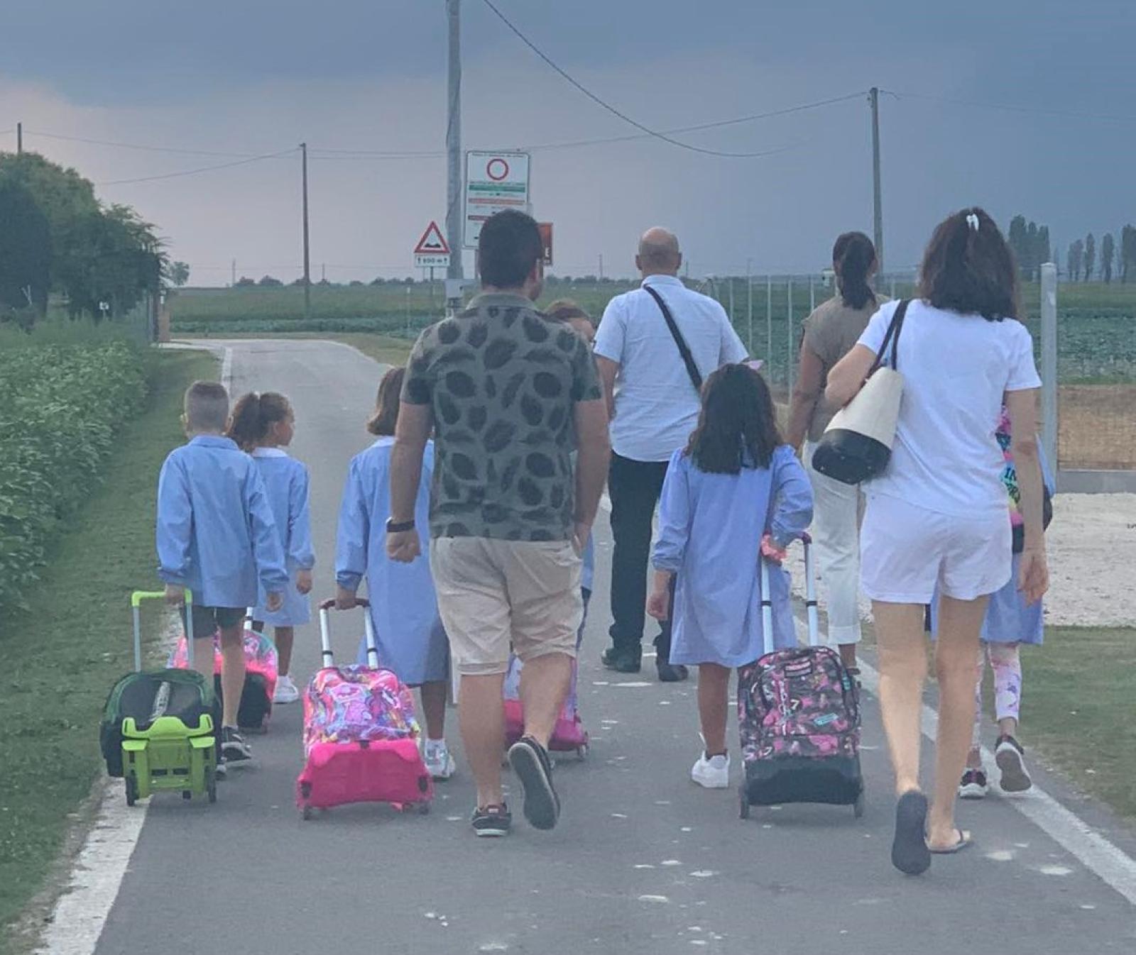 Armelao, secondo giorno da autista di scuolabus