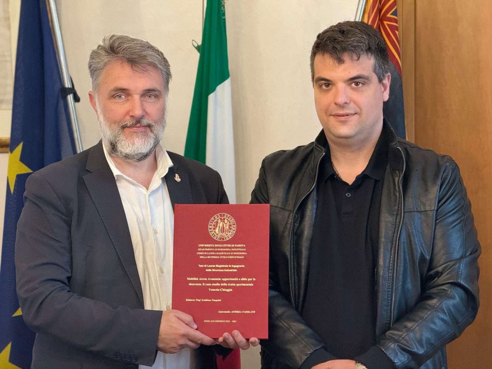 L&rsquo;impatto del Vertiporto diventa un tesi di laurea