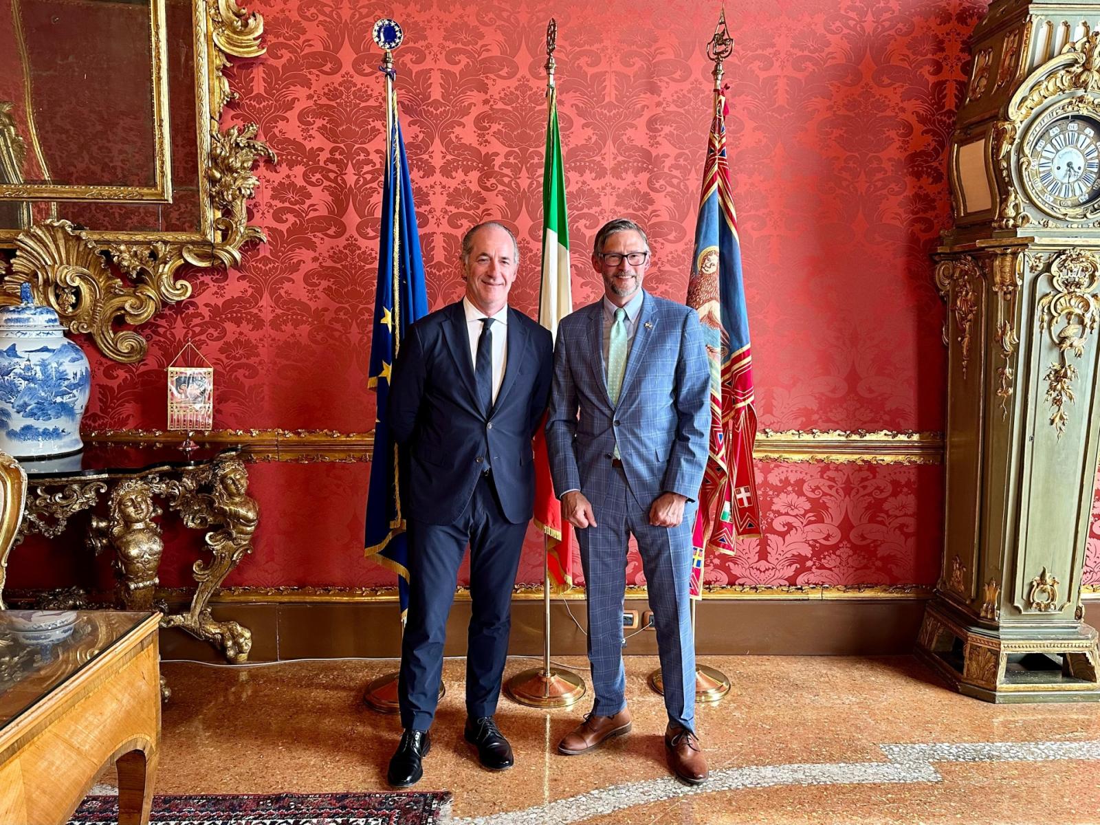 Il console generale degli Stati Uniti d&rsquo;America a Venezia