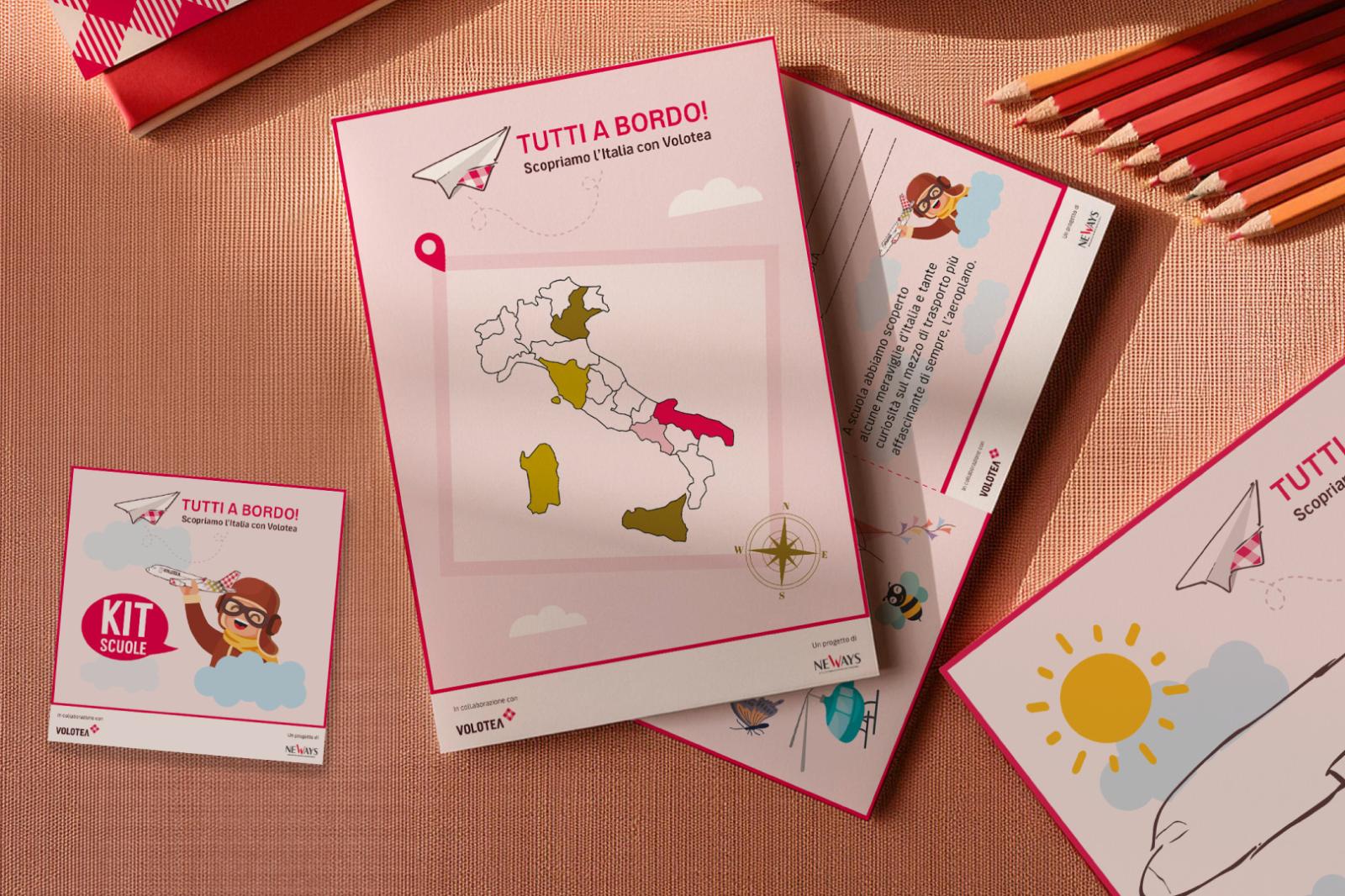 "Volotea lancia l'iniziativa educativa "tutti a bordo!"