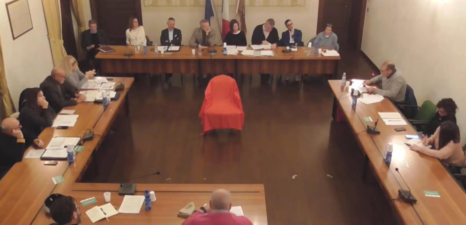 La stazione di misurazione del gas in consiglio