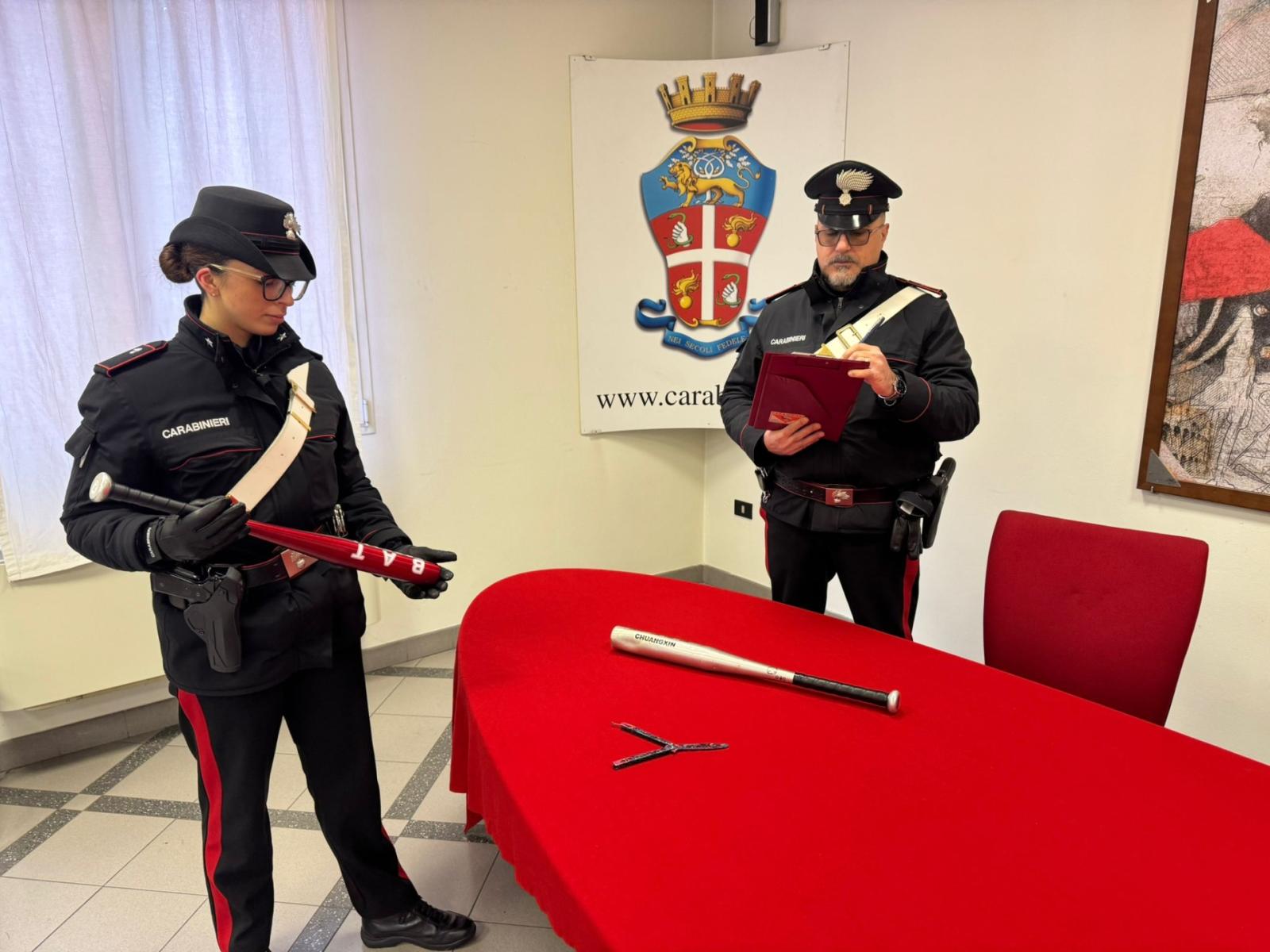 Rissa con armi: sette giovani denunciati