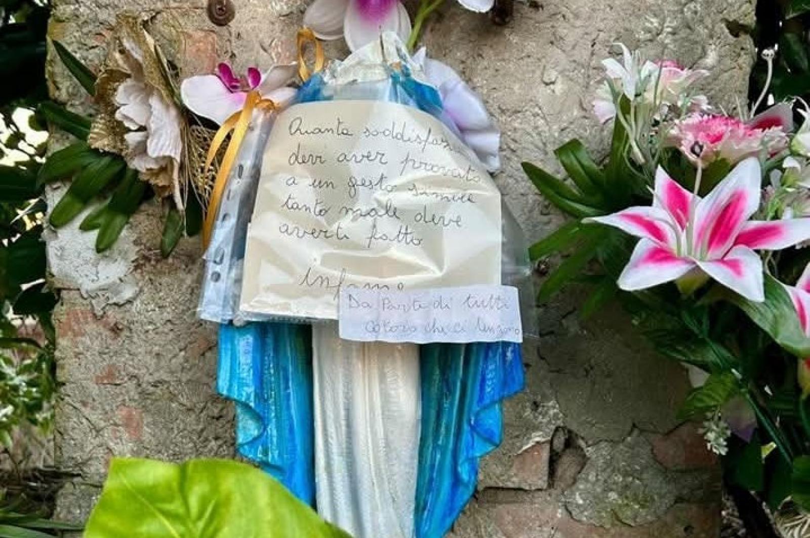 Vandalizzata la Madonnina