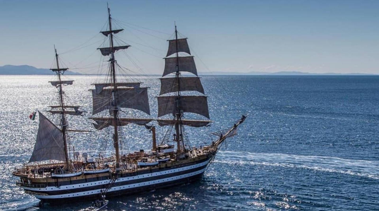 L&rsquo;Amerigo Vespucci torna a Venezia