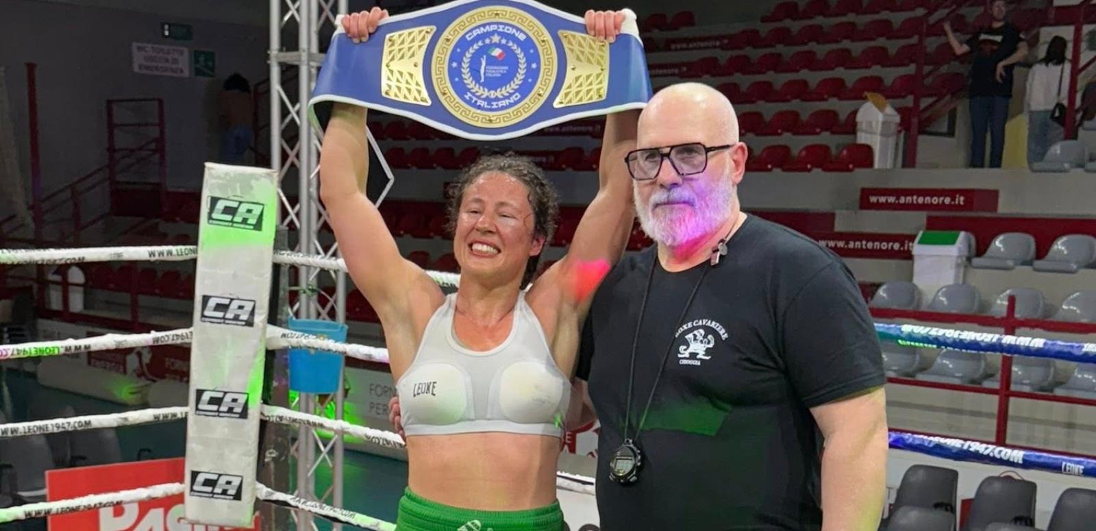 Arianna Tonello &egrave; campionessa italiana dei pesi leggeri