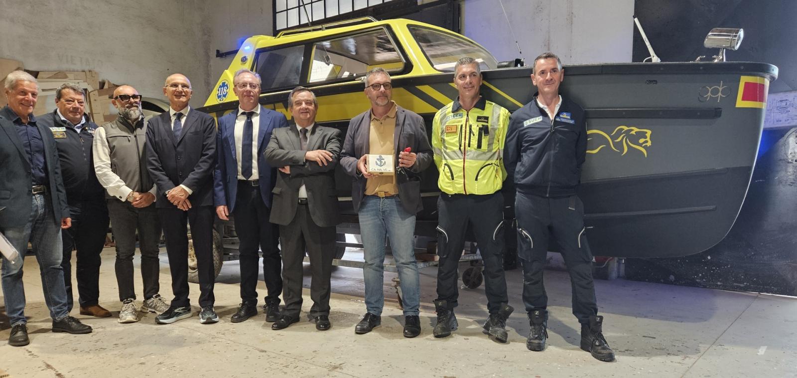 Presentata l&rsquo;&ldquo;Idromedica&rdquo;: la prima automedica su acqua per i soccorsi in laguna