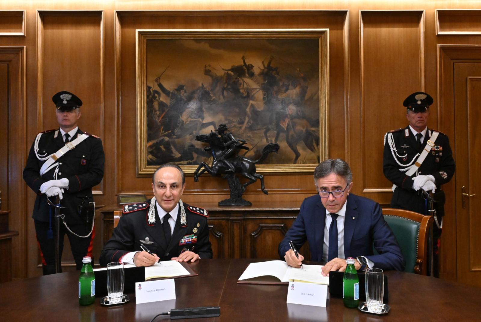 Carabinieri e Poste Italiane rinnovano l&rsquo;intesa