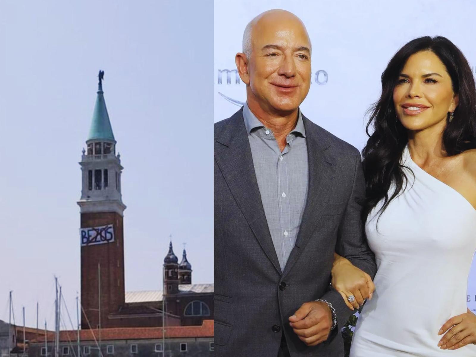 Venezia si ribella: "La citt&agrave; non &egrave; in vendita" contro le nozze di Jeff Bezos