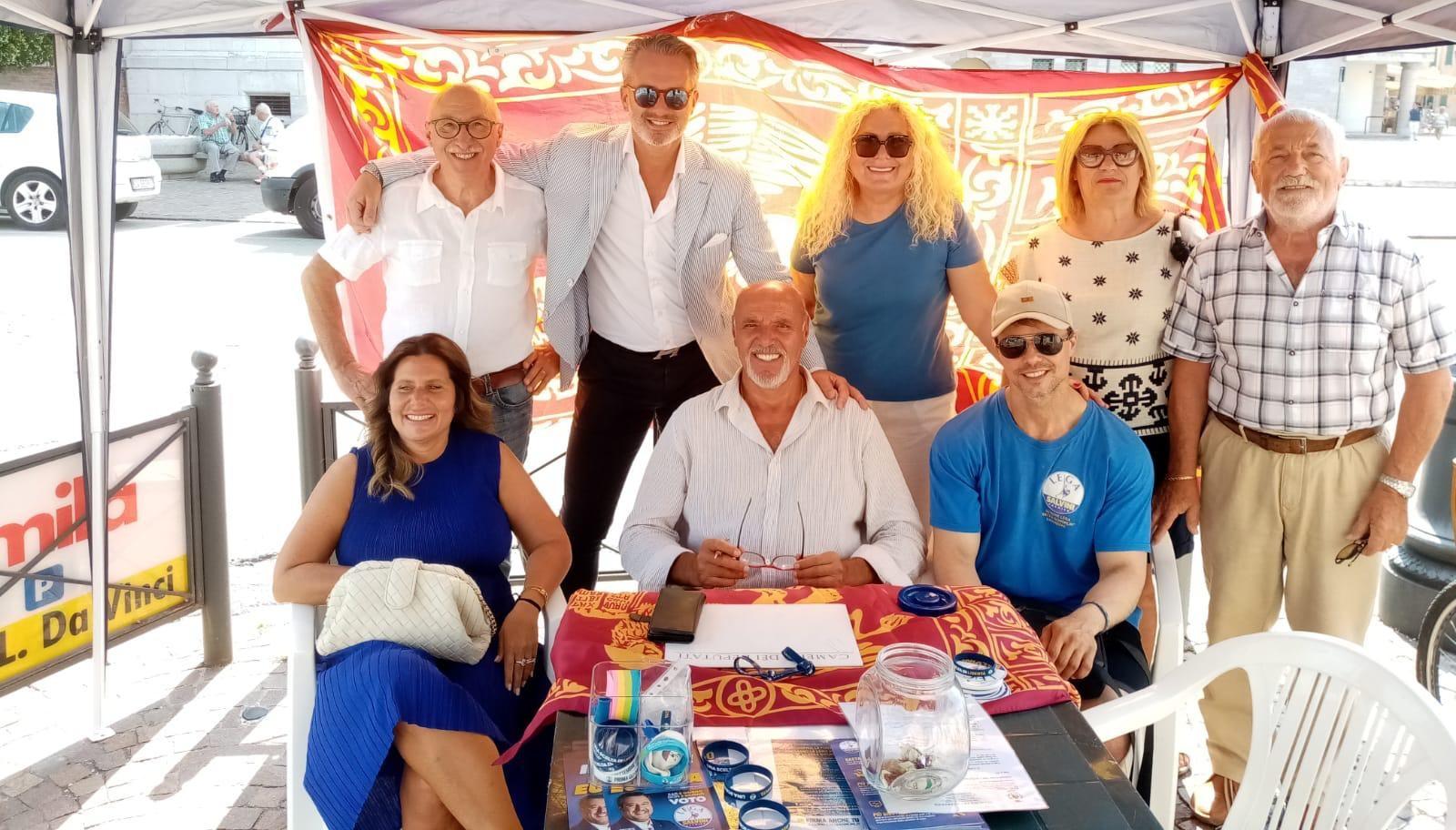 Lega in piazza per la sicurezza