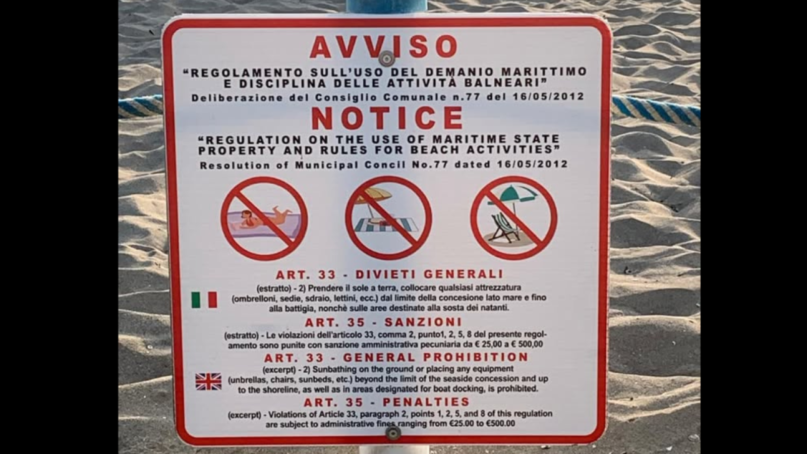 Battigia, arrivano gli steward