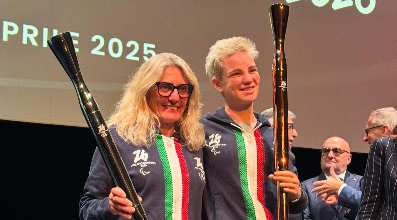 La fiamma olimpica fa tappa in citt&agrave;