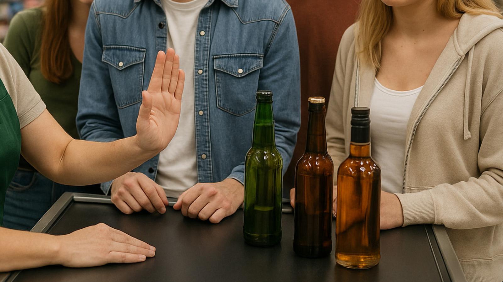 Commessa rifiuta di vendere alcolici a minorenni