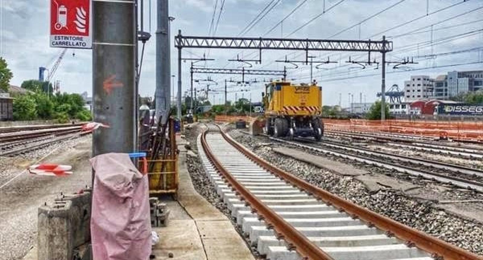 Venezia Marghera, in funzione il nuovo binario da 740 metri per il trasporto merci