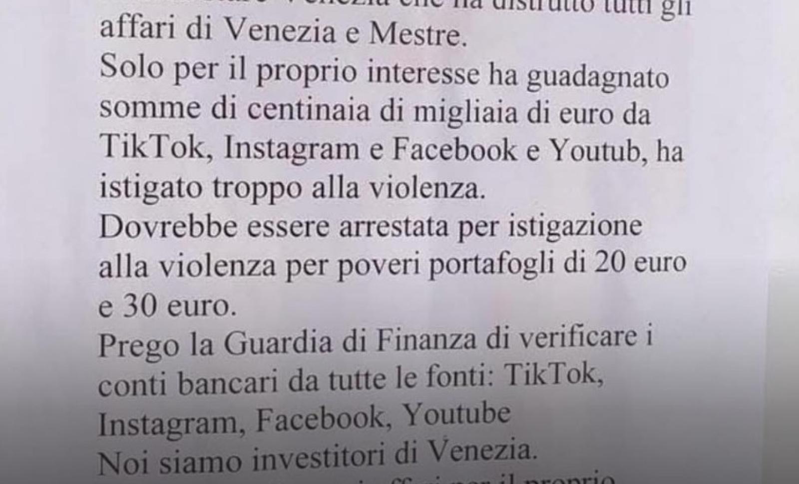 Lady Pickpocket, volantini contro di lei. "Ha distrutto i nostri affari"