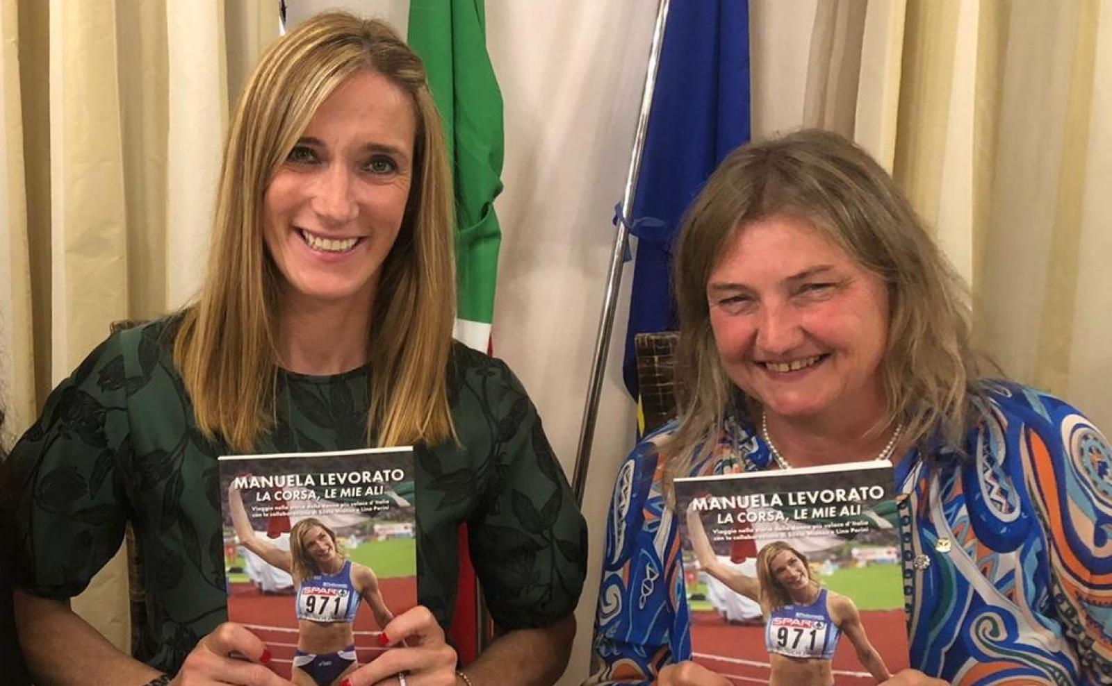 La citt&agrave; ringrazia Manuela Levorato a lei una targa dal Panathlon Club