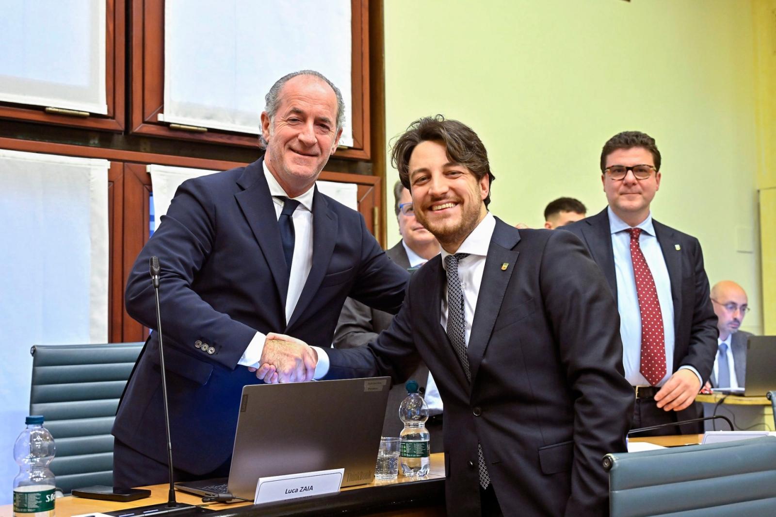 Consiglio regionale, Luca Zaia eletto presidente