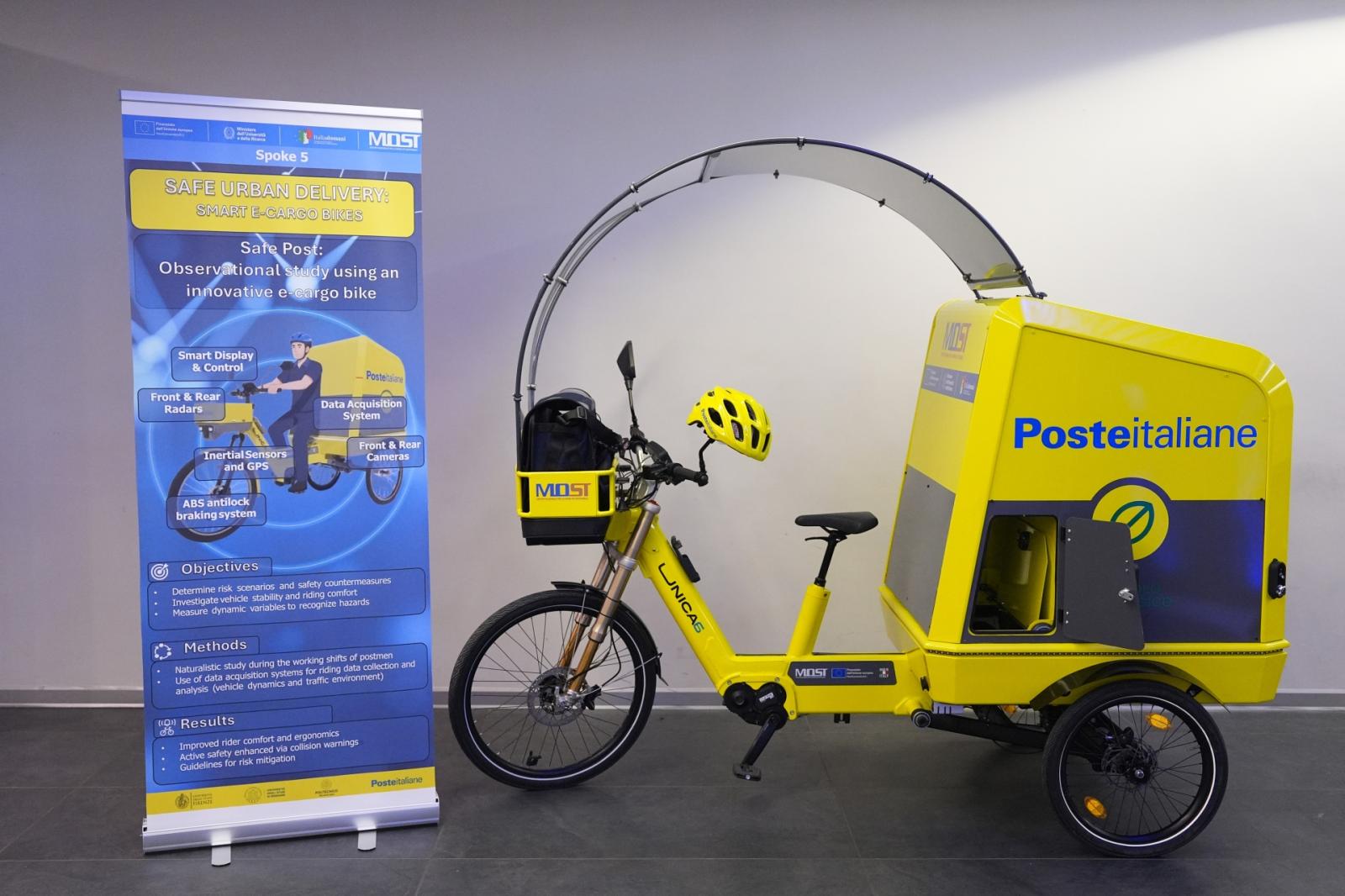 Poste Italiane lancia 3.0 cargo e-bike elettriche per citt&agrave; green