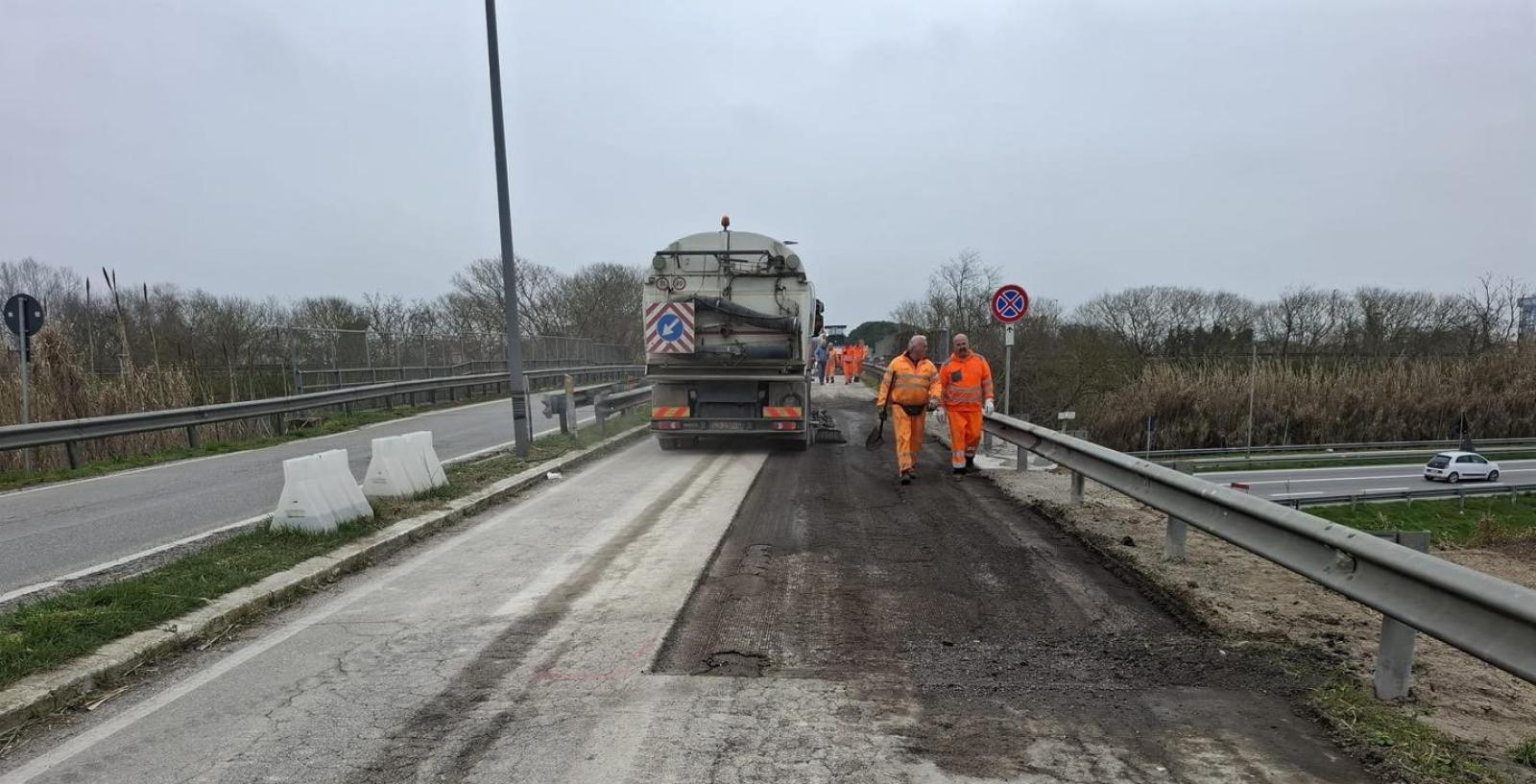 Romea, riaprono gli svincoli