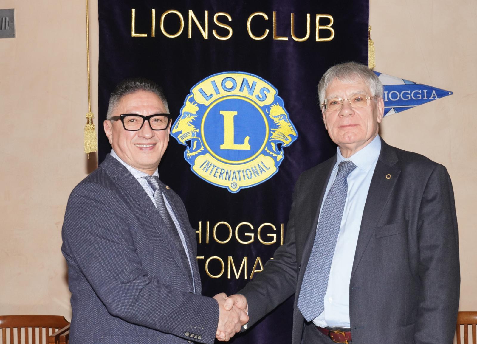 Gianni Fuolega guida il Lions Club locale