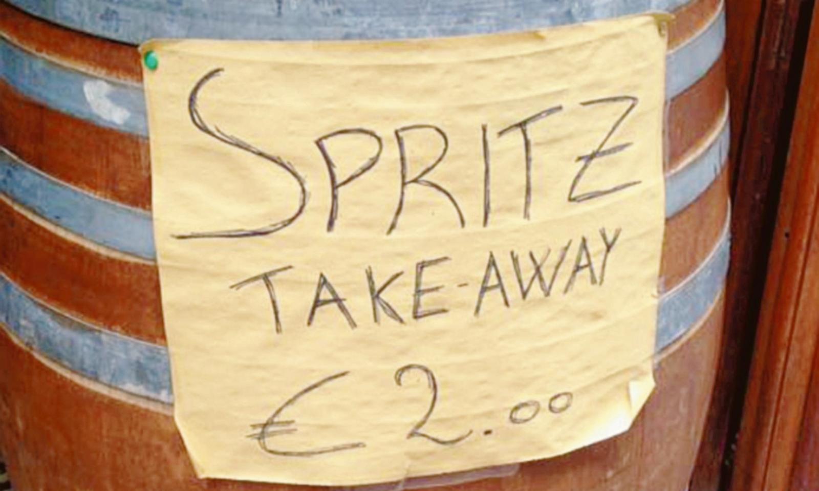 Le nuove abitudini: lo spritz take away piace