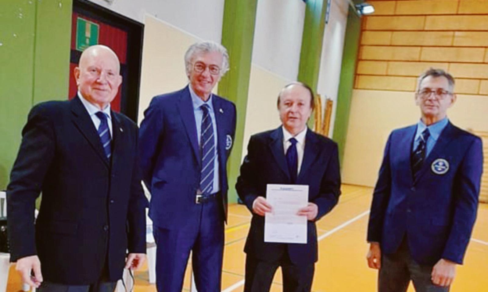 Settimo dan al maestro Folli