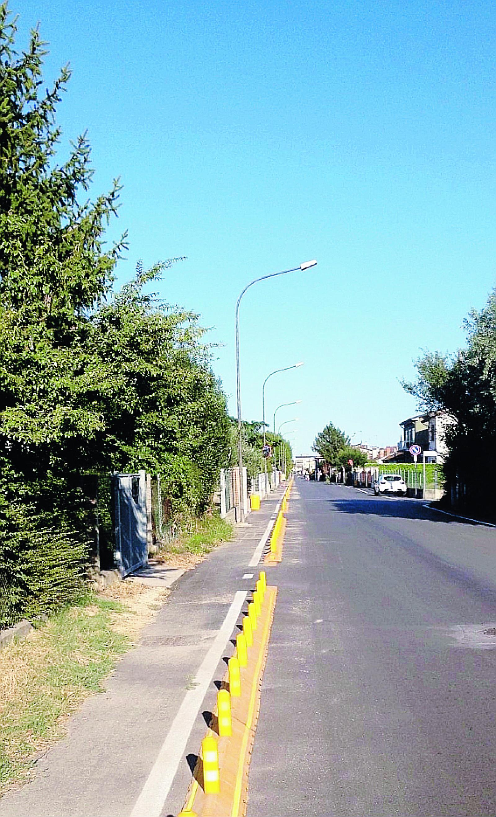 Percorso pedonale &ldquo;in fila indiana&rdquo;